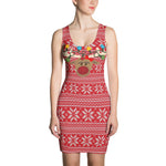 Load image into Gallery viewer, Reindeer Christmas Dress - Guestbookery
