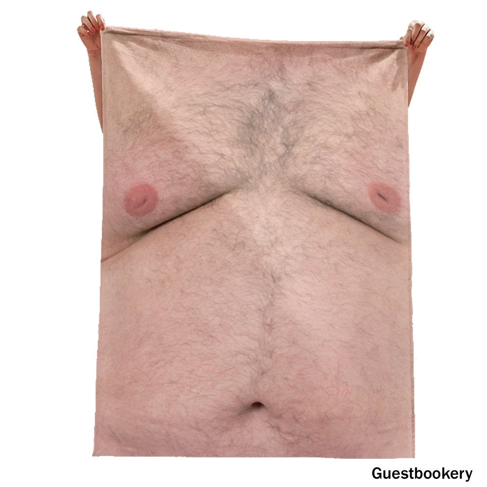 Hairy Chest Blanket - Guestbookery