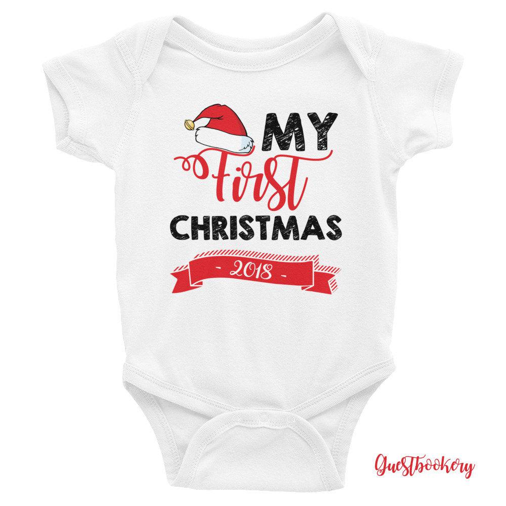 My First Christmas Onesie - Guestbookery