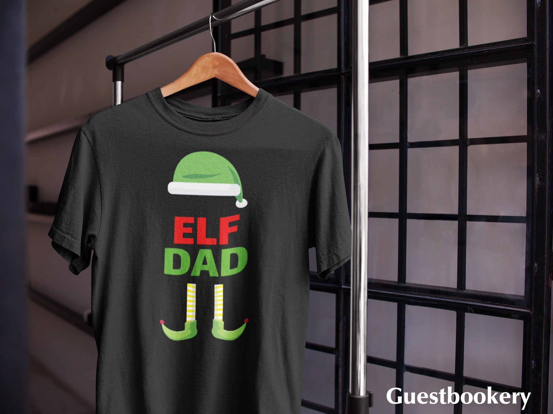 Elf Dad T-shirt - Guestbookery