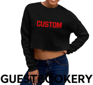 Custom Cropped Sweatshirt