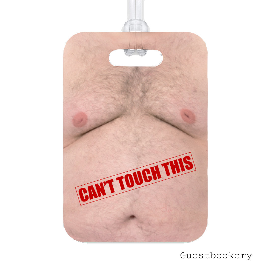 Hairy Chest Luggage Tag