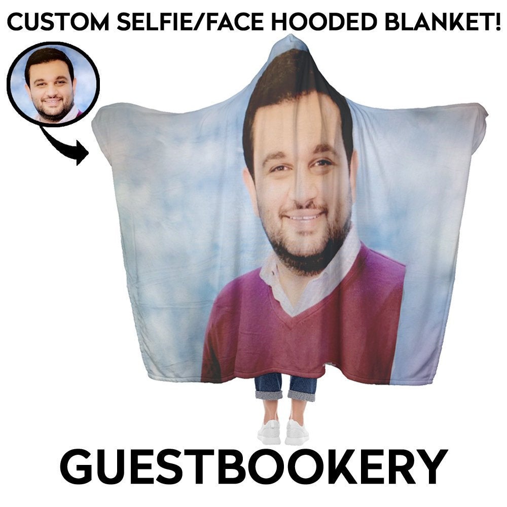 Custom Face Hooded Blanket
