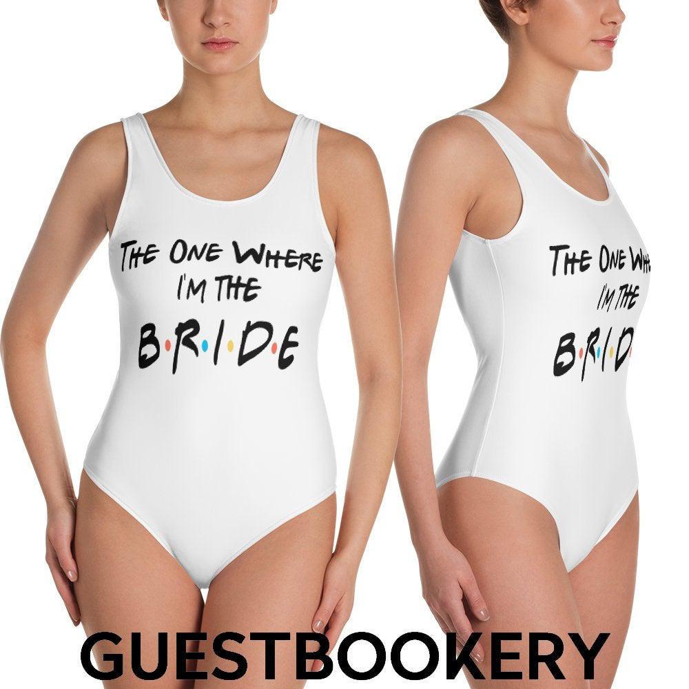 The One Where I'm The Bride Swimsuit - Friends