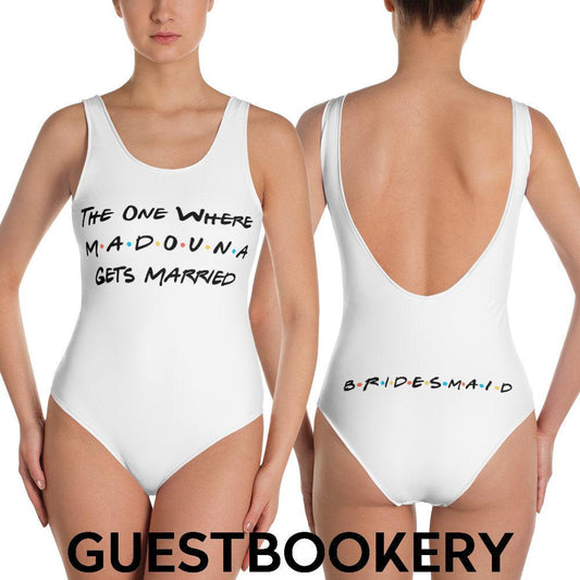 Custom The One Where Is The Bride Swimsuit - Friends