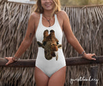 Load image into Gallery viewer, Giraffe Swimsuit - Guestbookery
