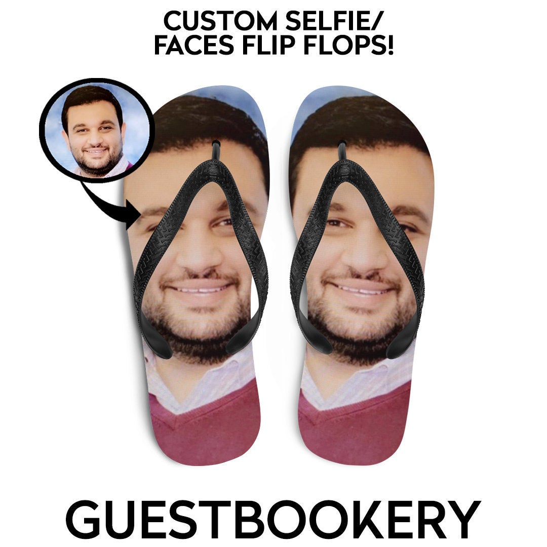 Custom Face Flip Flops