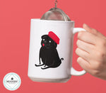 Load image into Gallery viewer, Black Pug Mug - Guestbookery
