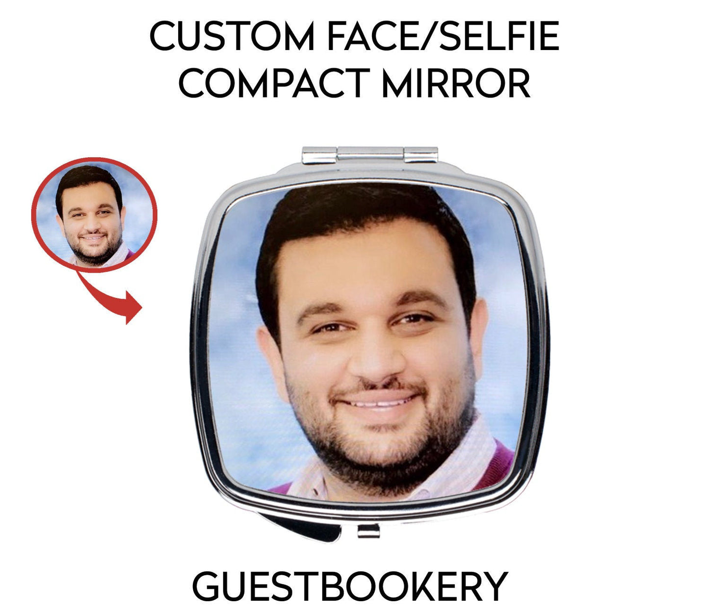 Custom Face Compact Mirror