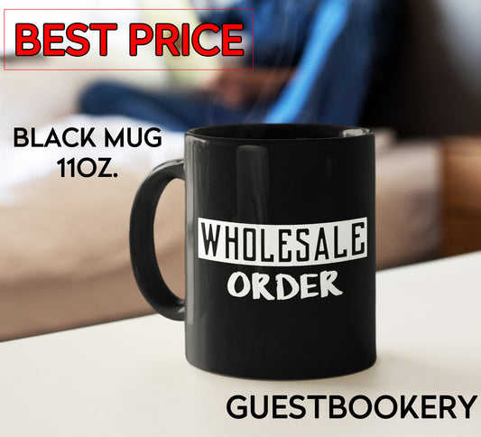 Wholesale Custom Black Mugs