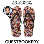 Load image into Gallery viewer, Custom Faces Flip Flops
