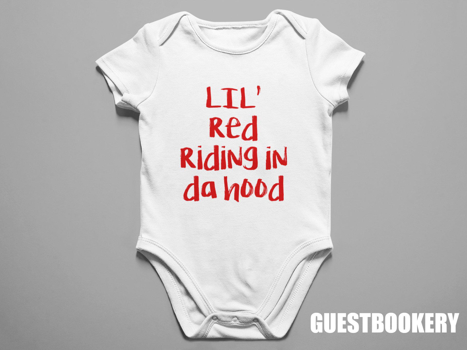 Lil Red Riding in Da Hood Onesie