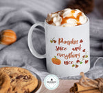 Load image into Gallery viewer, Pumpkin Spice and Everything Nice Mug - Guestbookery
