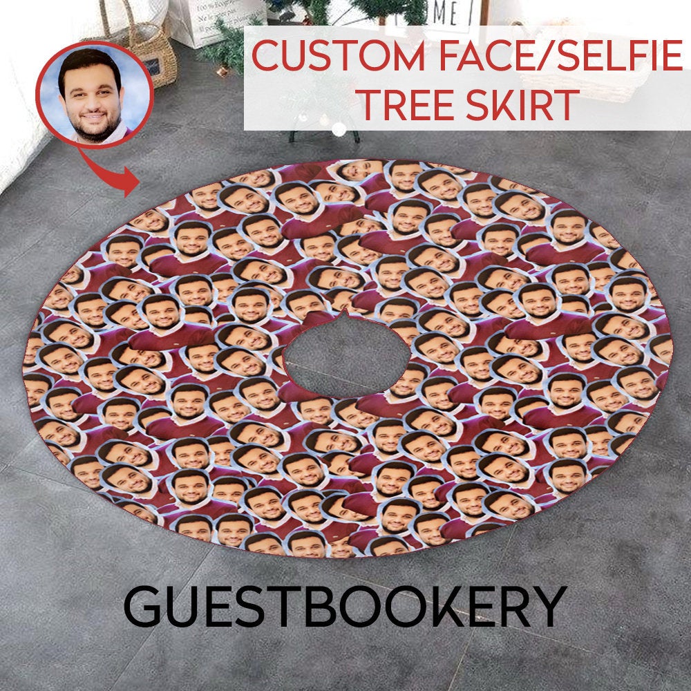 Custom Faces Tree Skirt