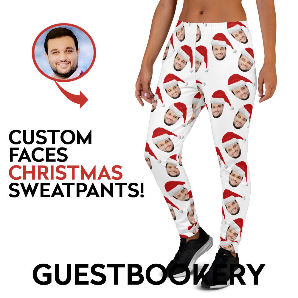 Custom Face Christmas Sweatpants