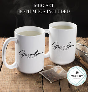 New Grandparent Mugs - Guestbookery