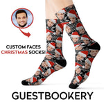 Load image into Gallery viewer, Custom Faces Christmas Socks - Guestbookery
