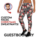 Load image into Gallery viewer, Custom Faces Christmas Sweatpants - Guestbookery
