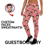 Load image into Gallery viewer, Personalized Sweatpants With Custom Faces
