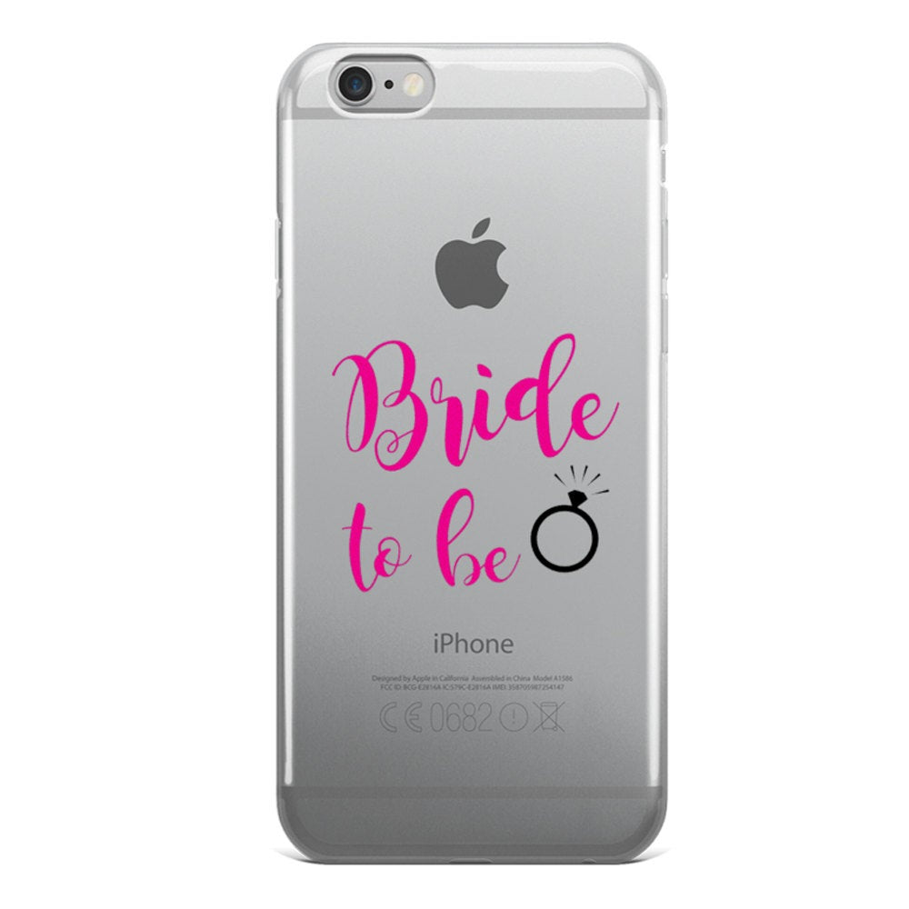 Bride To Be Clear Phone Case