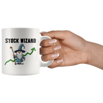 Load image into Gallery viewer, Stock Wizard White Mug - Guestbookery
