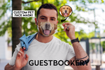 Load image into Gallery viewer, Custom Pet WASHABLE Face Mask - Guestbookery
