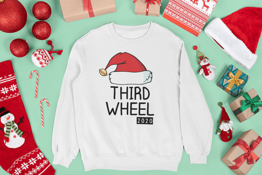 Third Wheel Christmas Sweatshirt