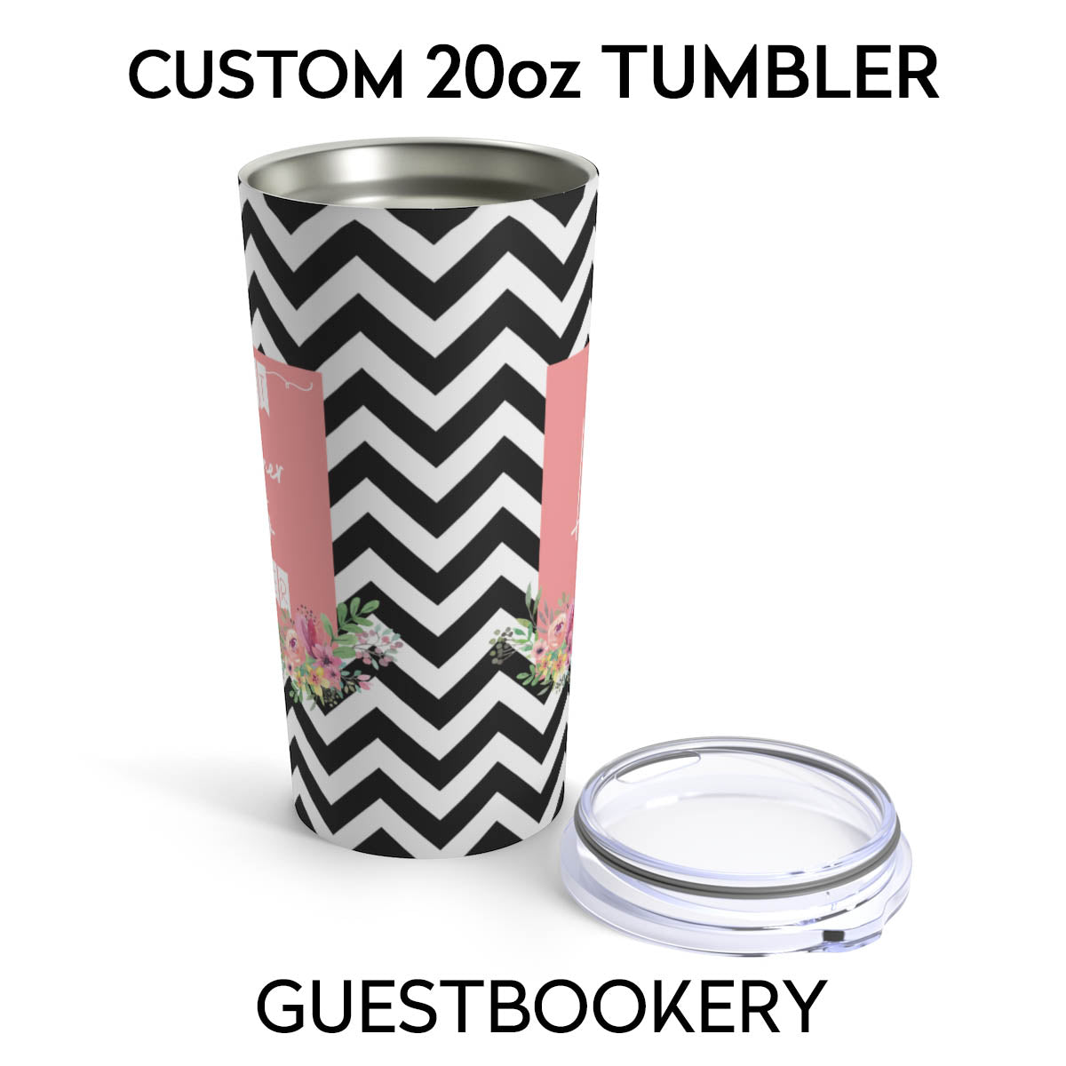 Personalized Bridesmaid TUMBLER 20oz - Guestbookery