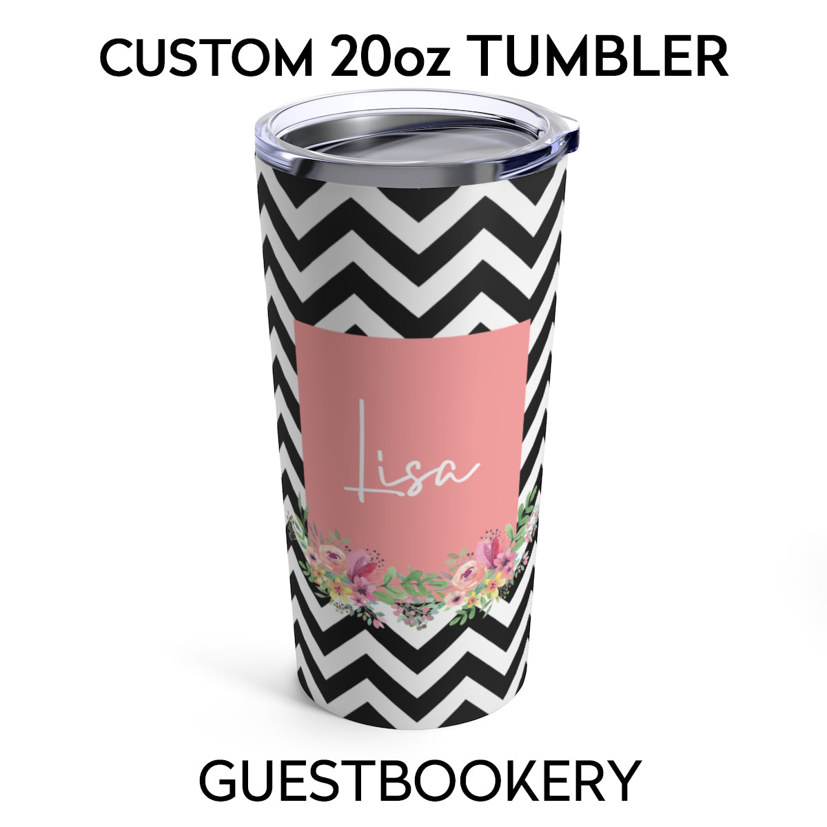 Personalized Bridesmaid TUMBLER 20oz - Guestbookery
