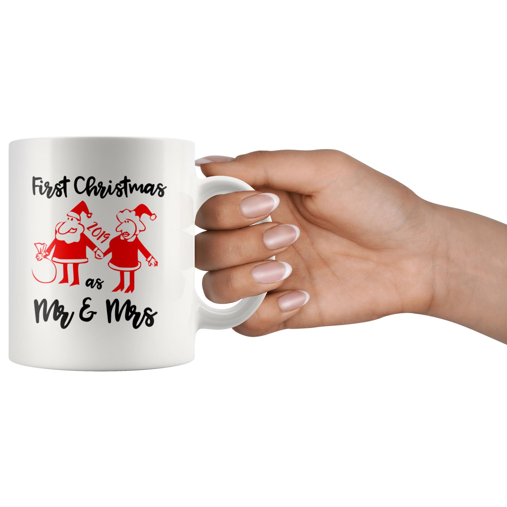 first christmas as mr and mrs 2019 11oz - Guestbookery