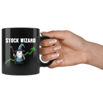 Load image into Gallery viewer, Stock Wizard Mug Black - Guestbookery
