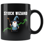 Load image into Gallery viewer, Stock Wizard Mug Black - Guestbookery

