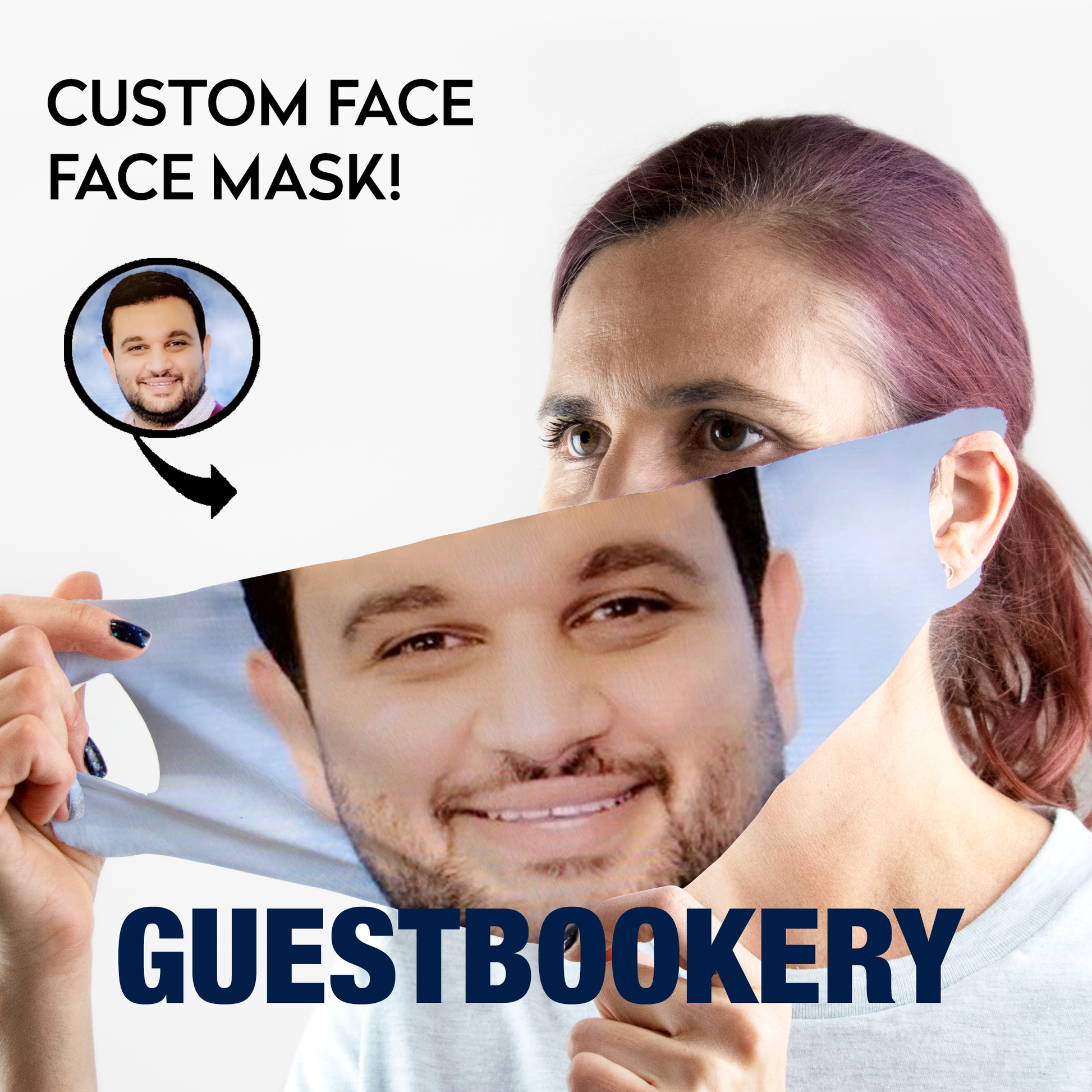 Custom Face Mask - WASHABLE Fabric