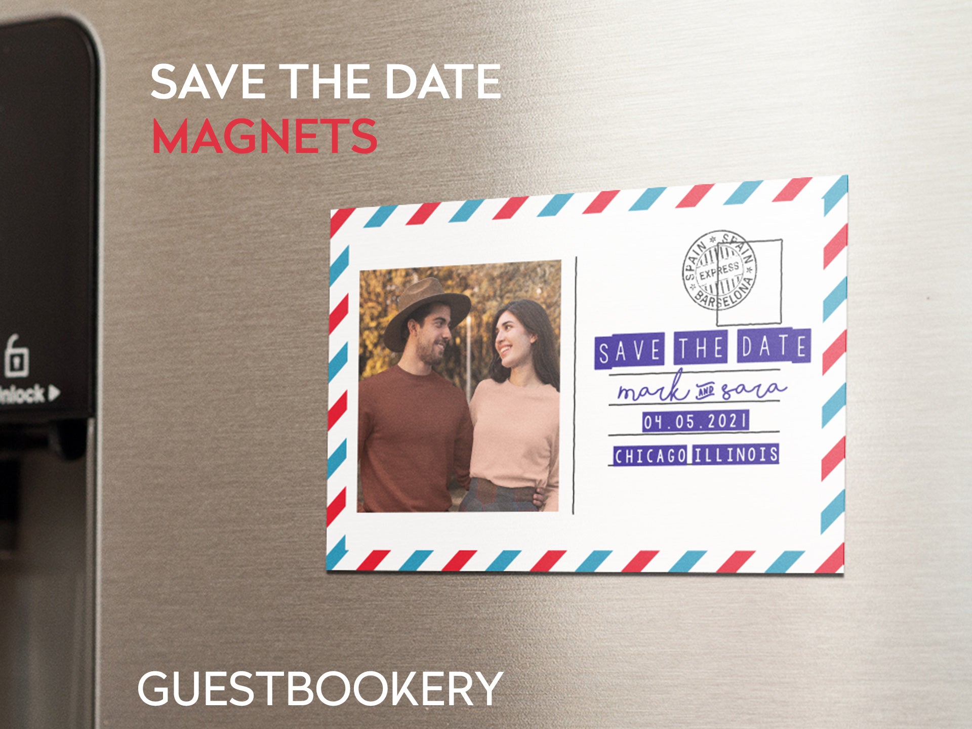 Save The Date Magnets - Custom Face