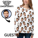 Load image into Gallery viewer, Custom Faces Sweatshirt
