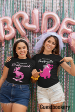 Load image into Gallery viewer, Hell Yeah I&#39;m a Bridesmaid T-shirt
