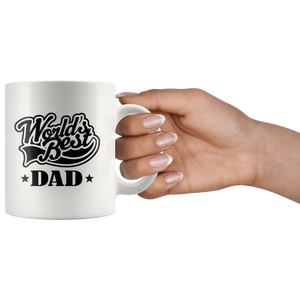 Worlds Best Dad Mug White - Guestbookery