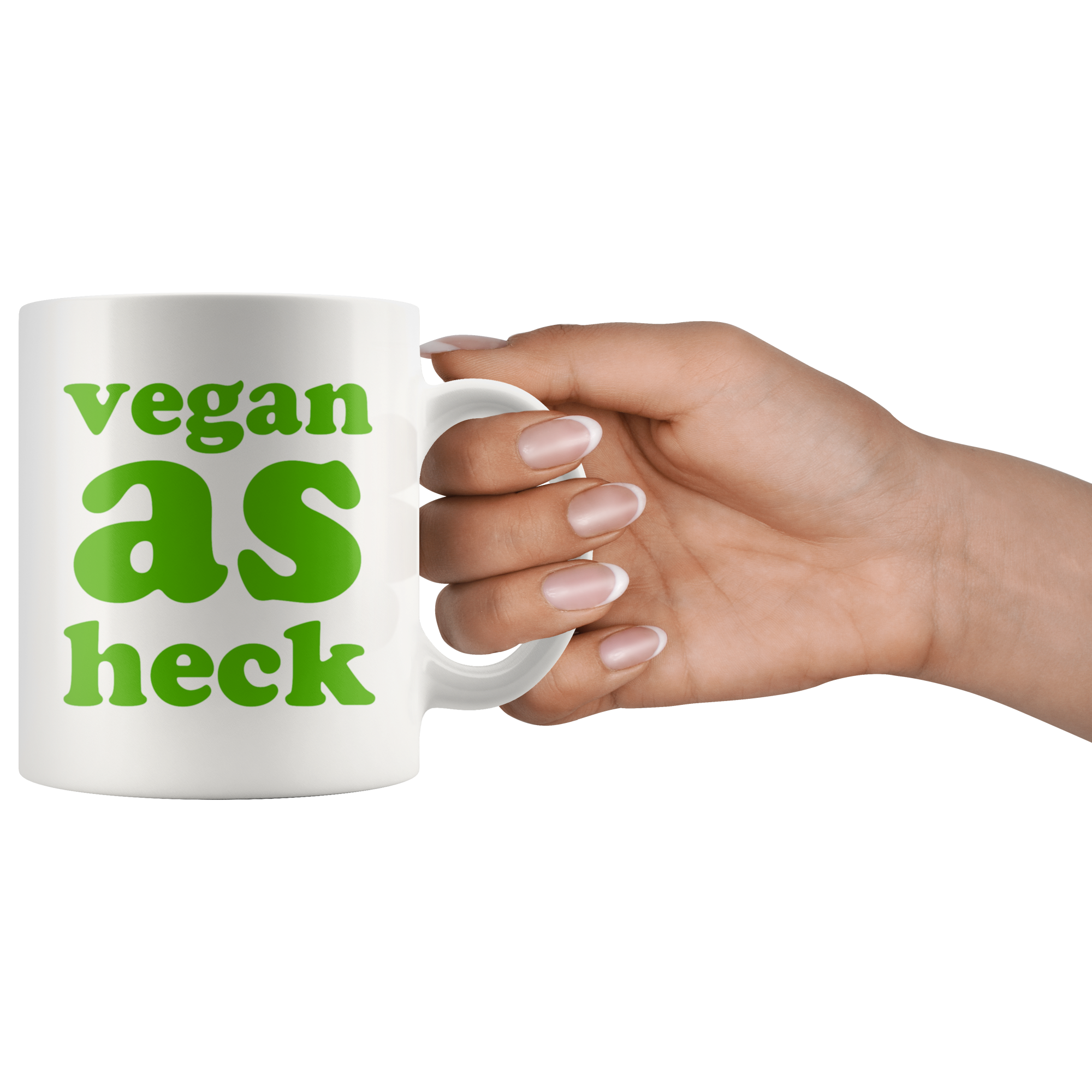 Vegan as heck mug - Guestbookery
