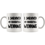 Load image into Gallery viewer, Survived daughter&#39;s wed mug - Guestbookery
