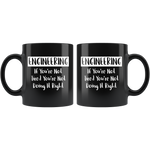 Load image into Gallery viewer, Engineering Tired Black Mug - Guestbookery
