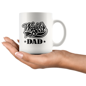 Worlds Best Dad Mug White - Guestbookery