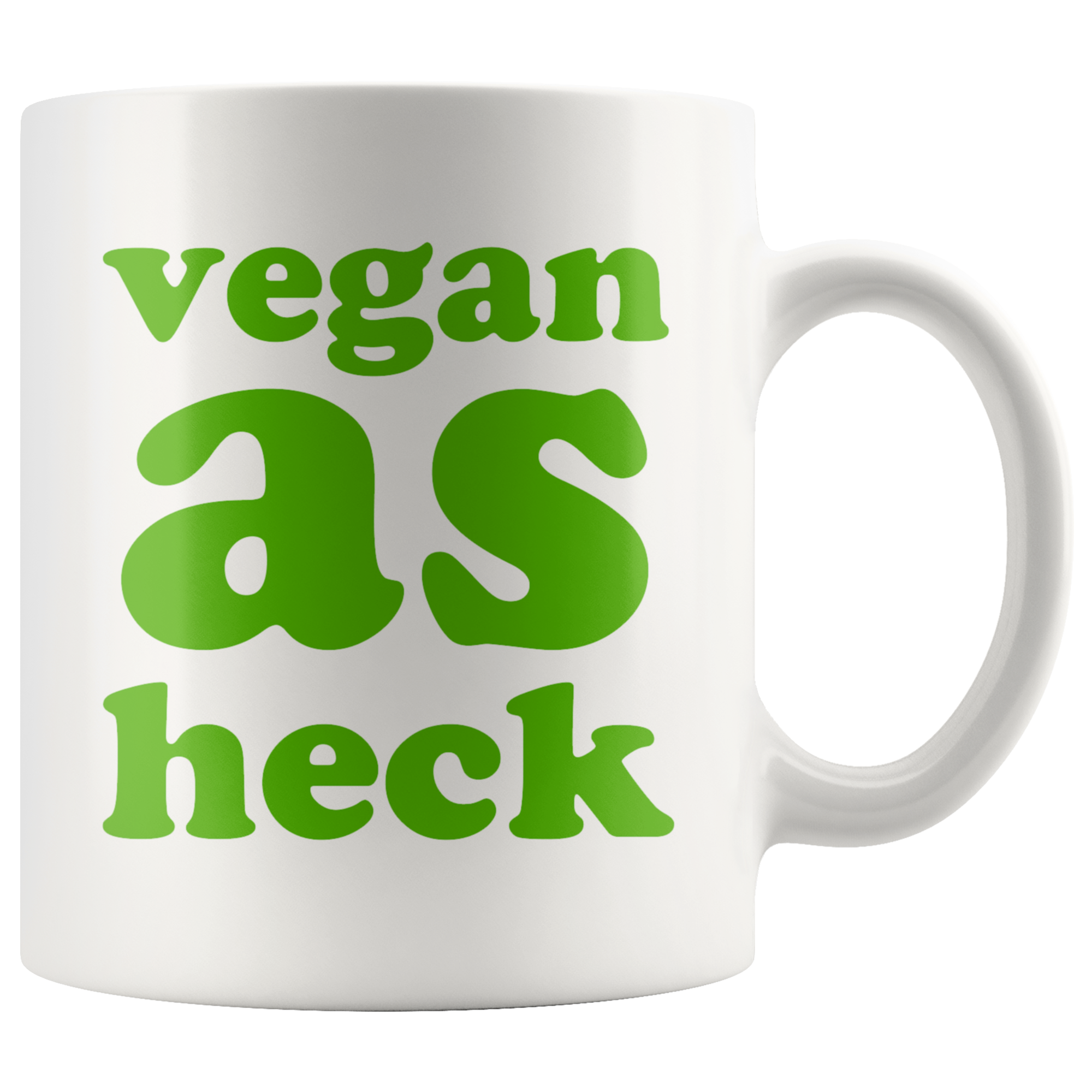 Vegan as heck mug - Guestbookery