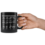 Load image into Gallery viewer, Dance lessons for Engineers Black Mug - Guestbookery
