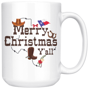 Merry Christmas Texas Mug - Guestbookery